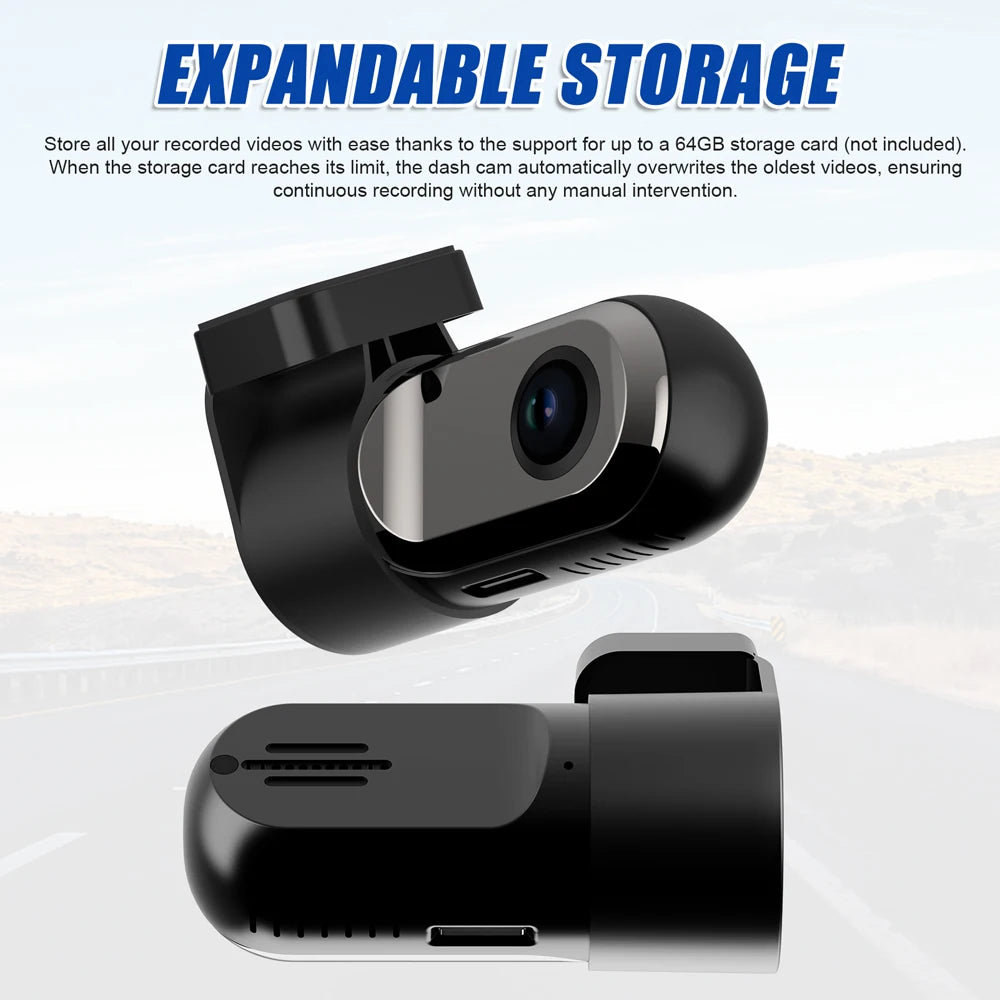 USB Dash Camera Car Android Navigation Driving Video Recorder 360 Degree Rotation DVR Dashboard Camera with ADAS Assisted System