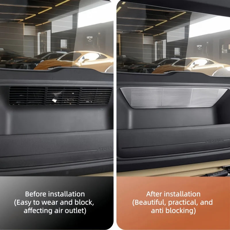 Fit for Chery ICAR V27 2026 Auto Trunk Tailgate Air Outlet Dust-proof Protection Cover Auto Interior Modification Accessories