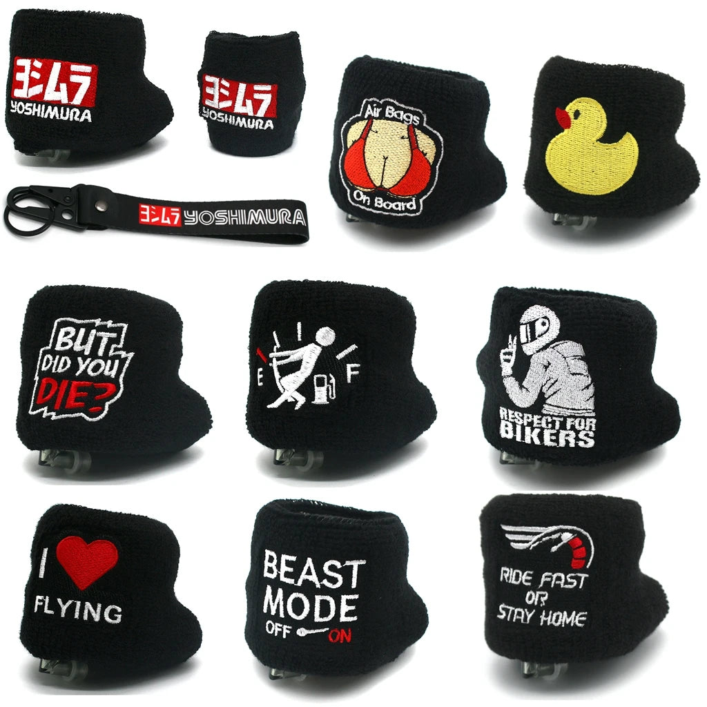 Motorcycle Front Fluid Oil Brake / Clutch Reservoir Cover Sock For Suzuki GSX-R 750 600 1000 GSXR750 GSXR600 GSXR1000