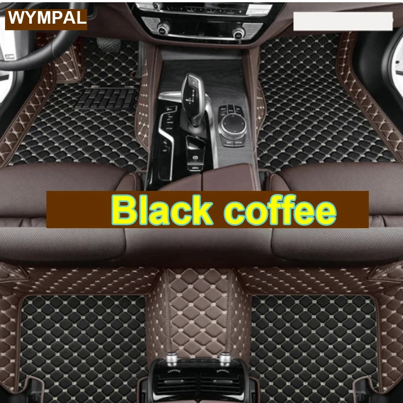 Car Floor Mats For Audi 80 Cabriolet B4 1992 1993 1994 1995 1996 Water Proof Pads Floor Carpet Car Mats Full Set Car Accessories