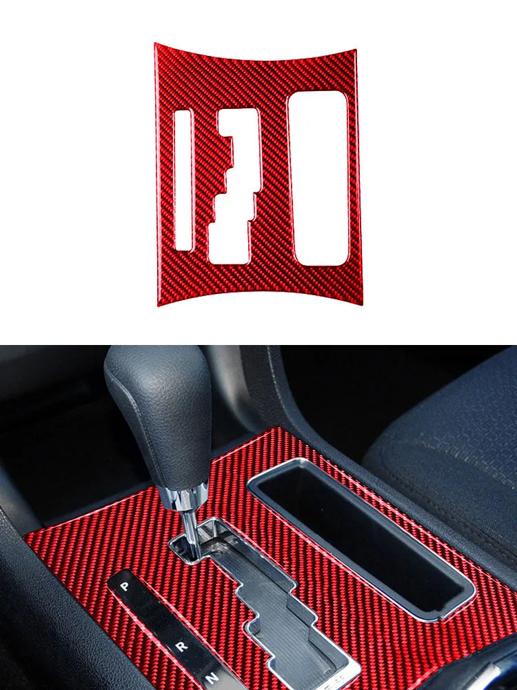 Car Interior Accessories For Dodge Charger 2011 2012 2013 2014 Carbon Fiber Decorative Stickers Dashboard Speedometer Cover Trim
