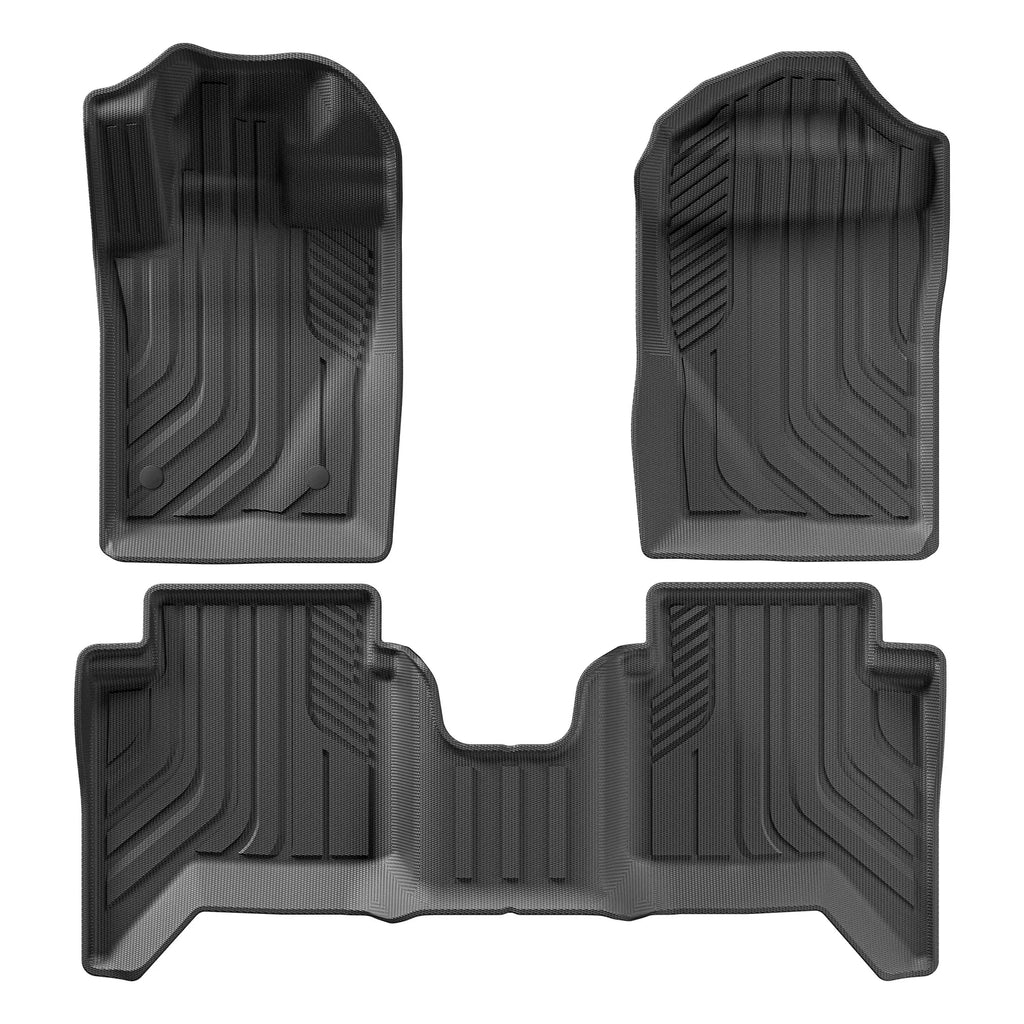 for Ford Ranger 2024 2025 US Version fit 5FT 59.6Bed Car Truck Bed Mat Liner Trunk Bed Liner Black TPE Floor mats Protection