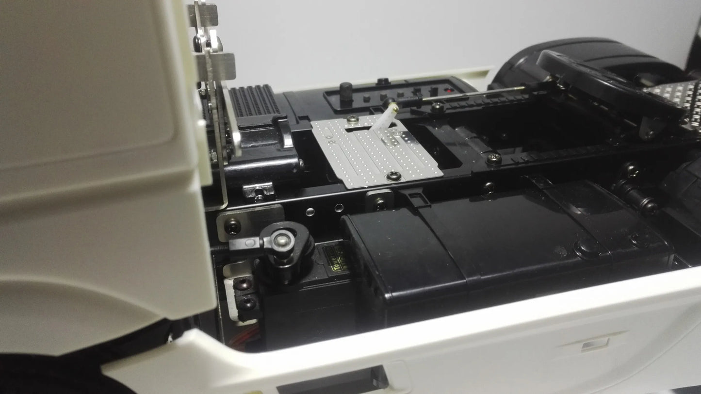 9g Steering Gear Frame Grinding Disc Anti-skid Plate for 1/14 Tamiya RC Truck Trailer Tipper Scania 770S Benz Actros Volvo MAN