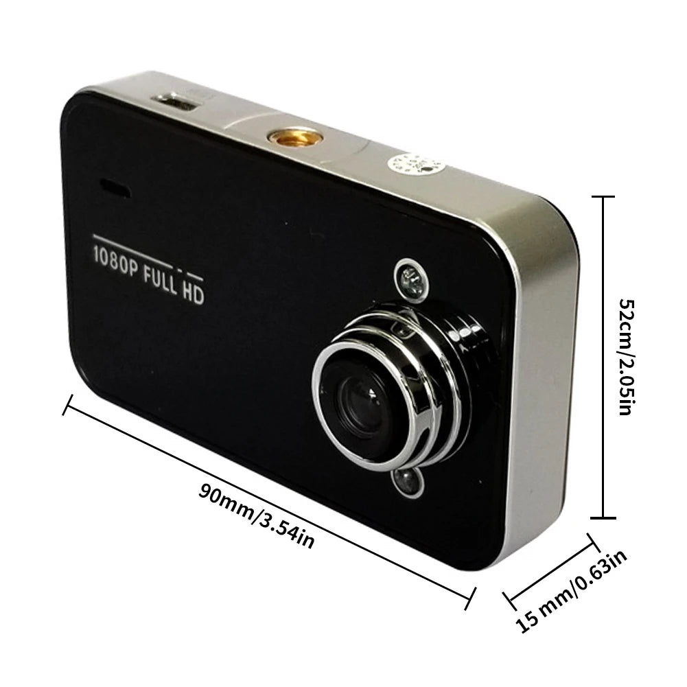 1080P Full HD Dash Cam Loop Recording Car DVR Motion Detection Car Camcorder Night Vision Support TF 32G 140 Degree View Angle