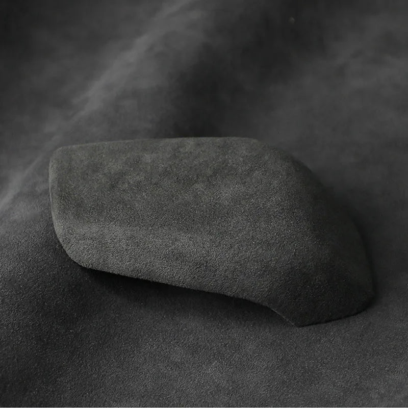 for Changan UNIK UNI-K 2022 2023 Interior Accessories Leather Car Gear Shift Knob Cover Suede Cap Protective Mat