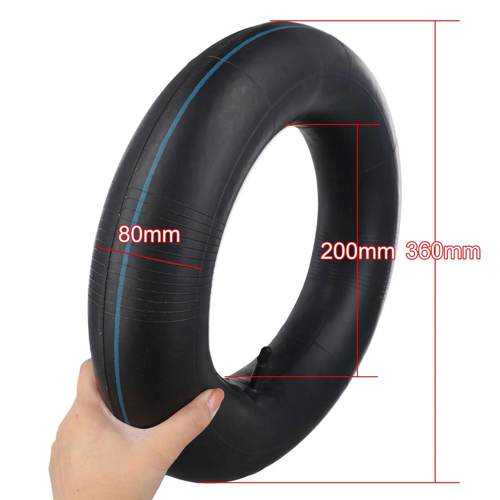 Scooter 4.00-8 Rubber Tire 4.00/4.80-8 Tyre For Trolley Wheelbarrow Rubber Straight Bent Valve Tires Electric Scooter Bike Parts