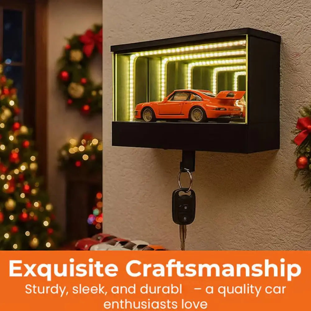 Car Garage Key Holder(car Not Included) Key Organizer With Led Light, Novelty Key Hanger For Door Apartment Home Entryway ﻿