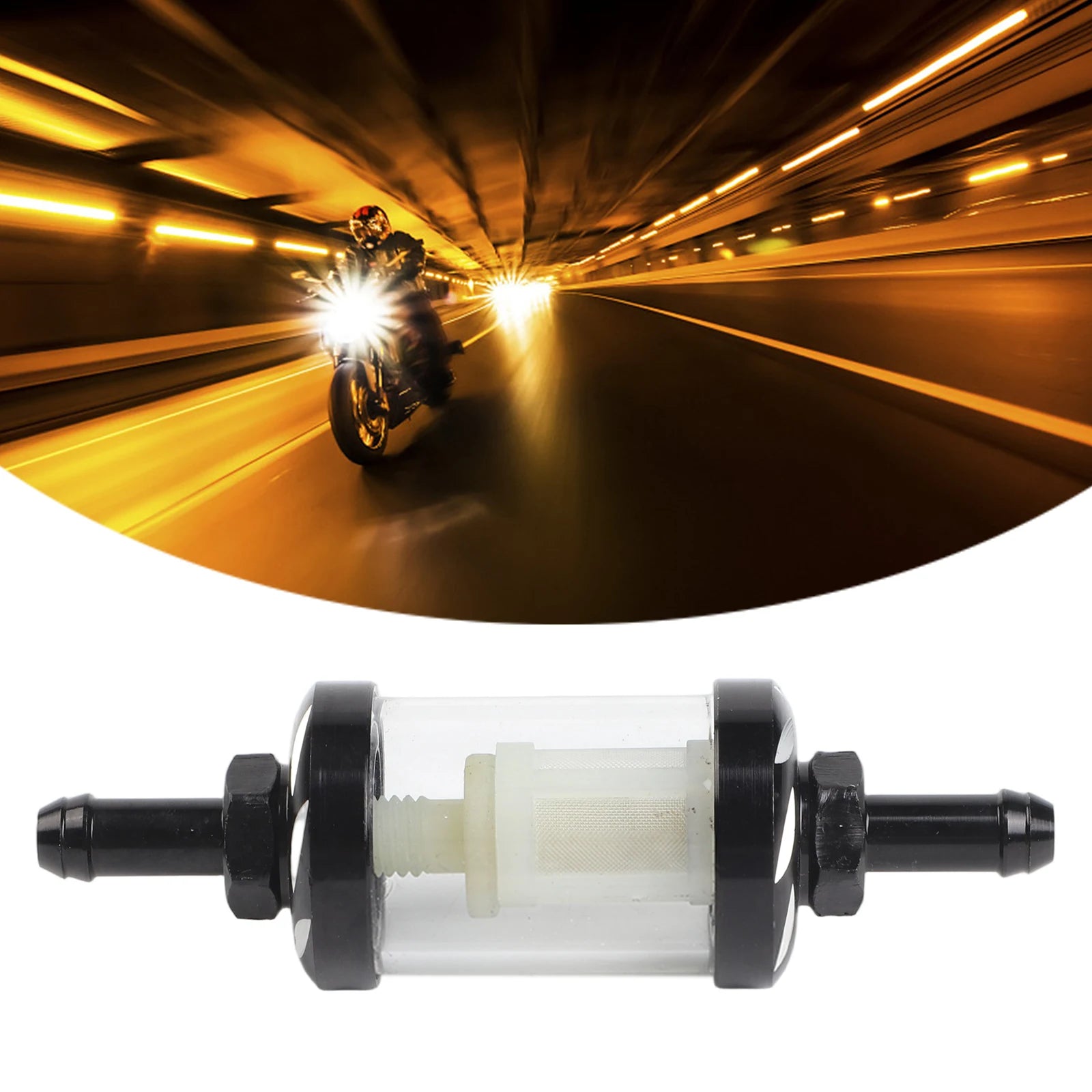 Aluminum Alloy Motorcycle Fuel Gasolines Oil Filter For Moto For ATV Motorcycles Dirt Fuel Filter Accessories
