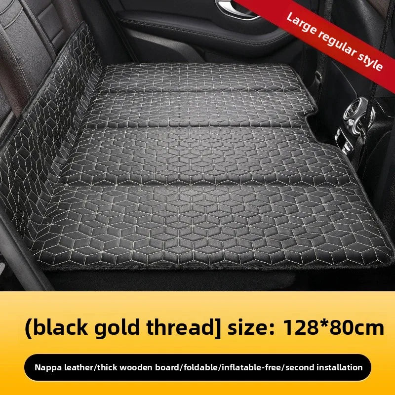 Rear Seat Sleeping Pad Non-Inflatable Car Bed Mattress Adjustable Folding Camping Mattress for Van SUV Truck