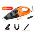 Wireless Car Vacuum Cleaner Portable Handheld for Home and Car Dual Use 3M Power Cord
