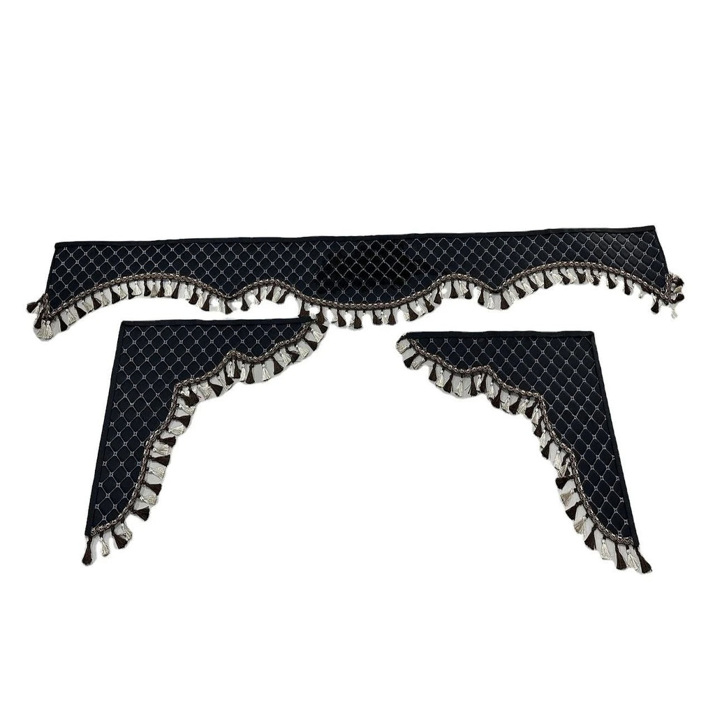 Truck Curtains Universal Luxury Truck Car Front and Sleep Window Curtains for Sitrak C7H C5H C9H/VOLVO FH/SCANIA /Howo/DAF XF105