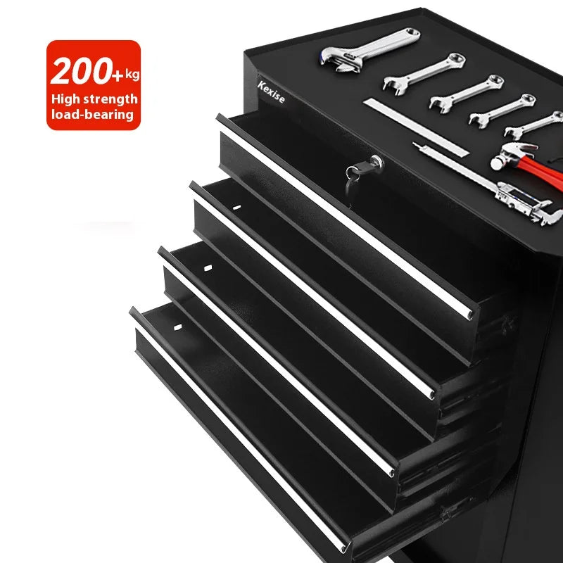 7/5Drawers Tool Cabinet Auto Car Repair Mobile Tool Trolley Multifunctional Workshop Parts Cabinet Iron Storage Box