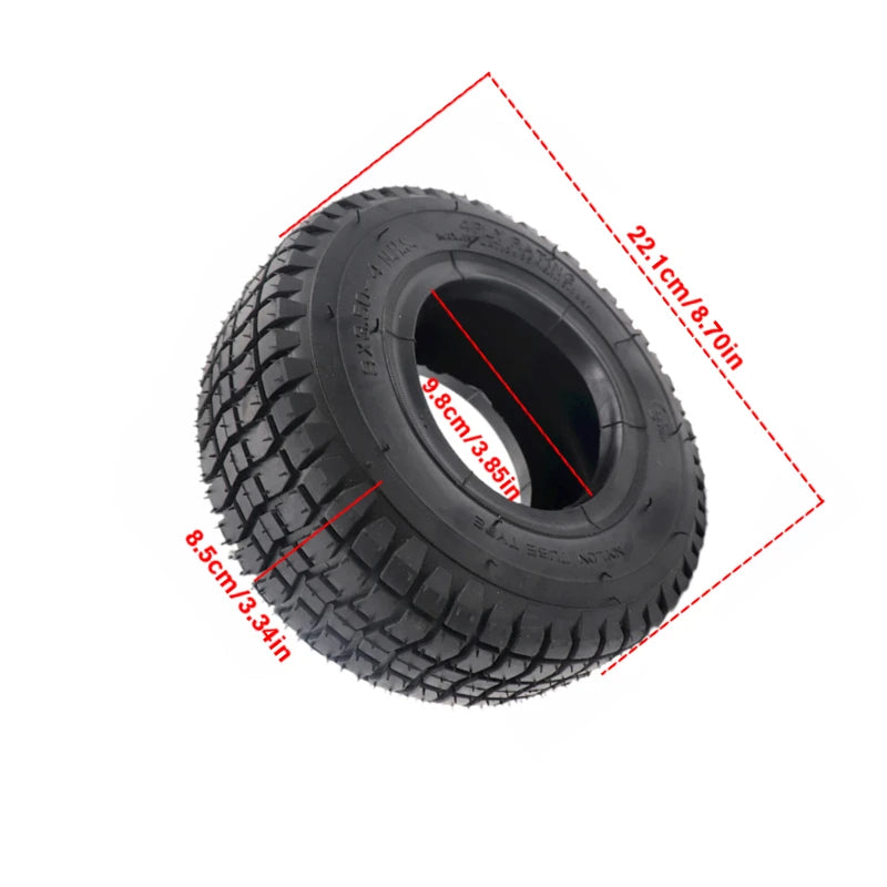 Off road tire 9-inch 9x3.50-4 inflatable tires 9x3.5-4 suitable for electric tricycles tires elderly electric scooters tires