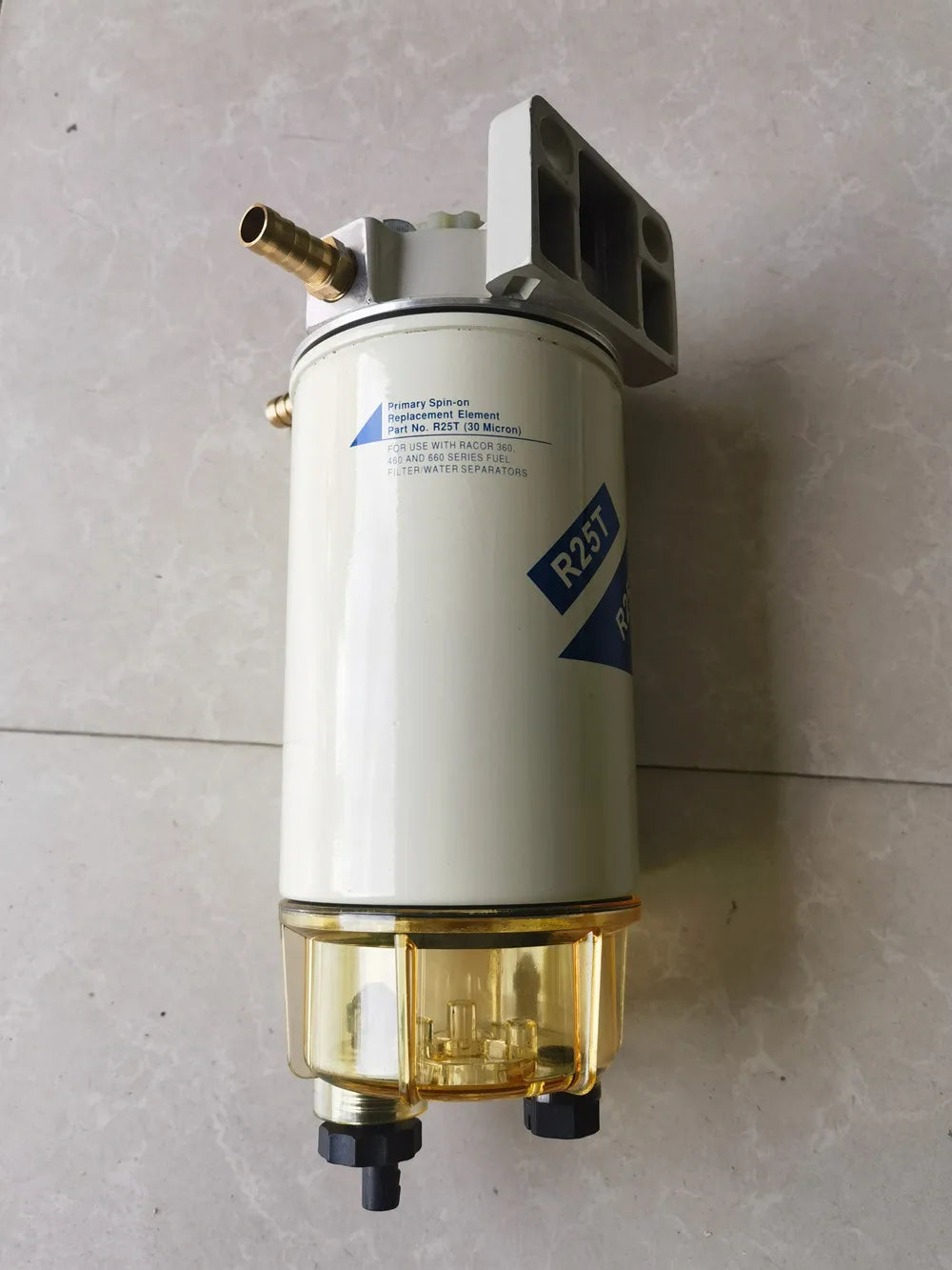 Fuel Filter R25T Spin-on Fuel Filter/Water Marine Separator Replaces Racor 320R-Rac-01 20386081 2044633 FS19778
