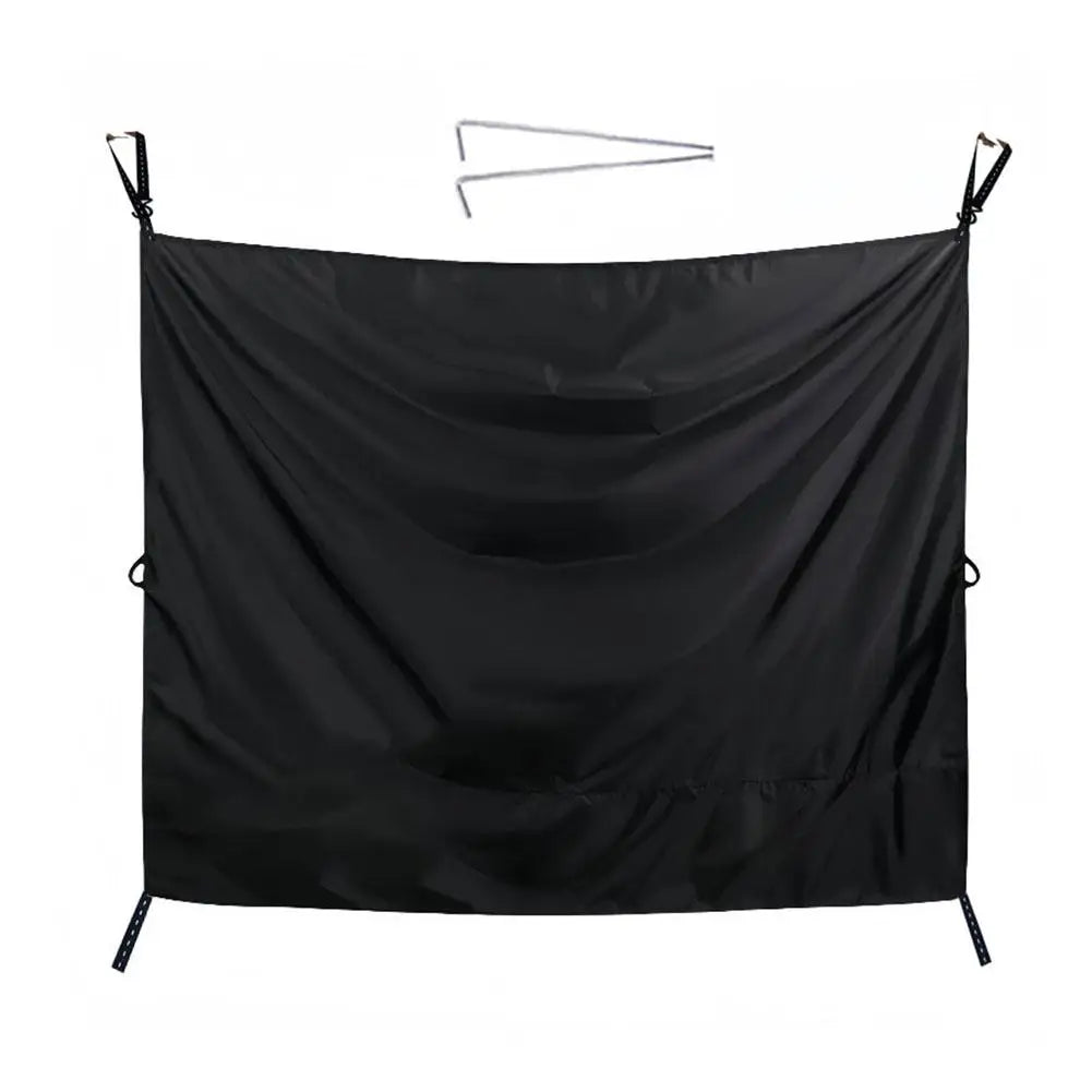 Camper Van Rear Door Curtain Shade Cover Waterproof RV Rear Barn Door Awning Cover Sunshade For SUVs Trucks Business Car