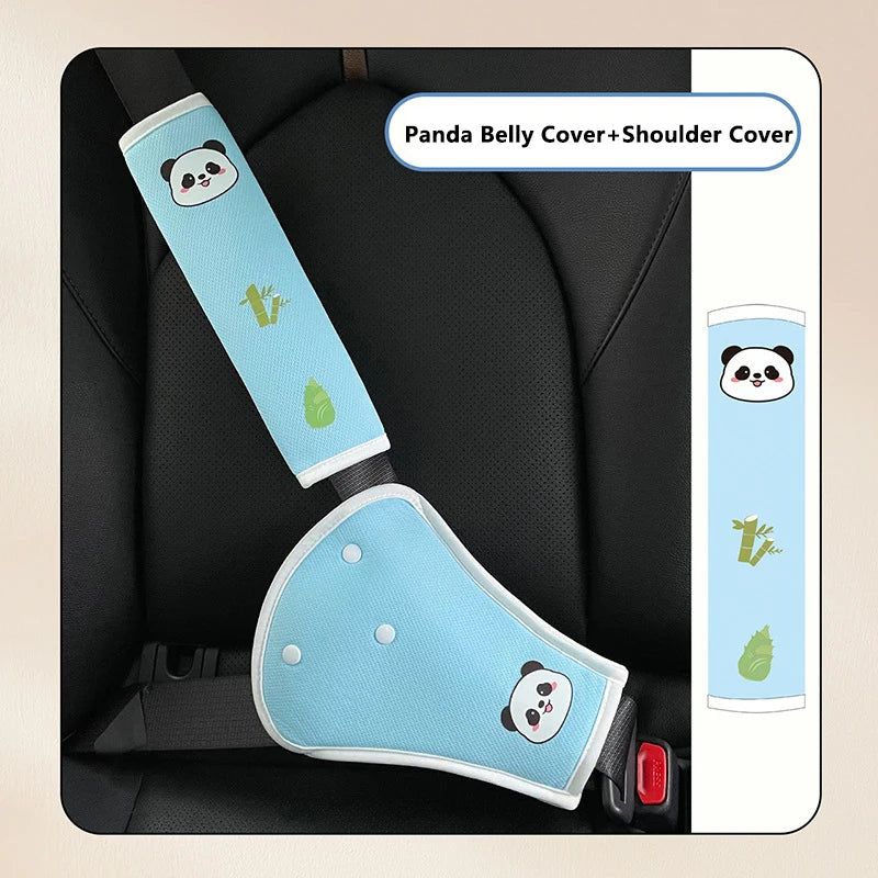 Interior Car Accessory for Enhanced Safety - Universal Adjustable Seat Belt Cover for Kids & Adults