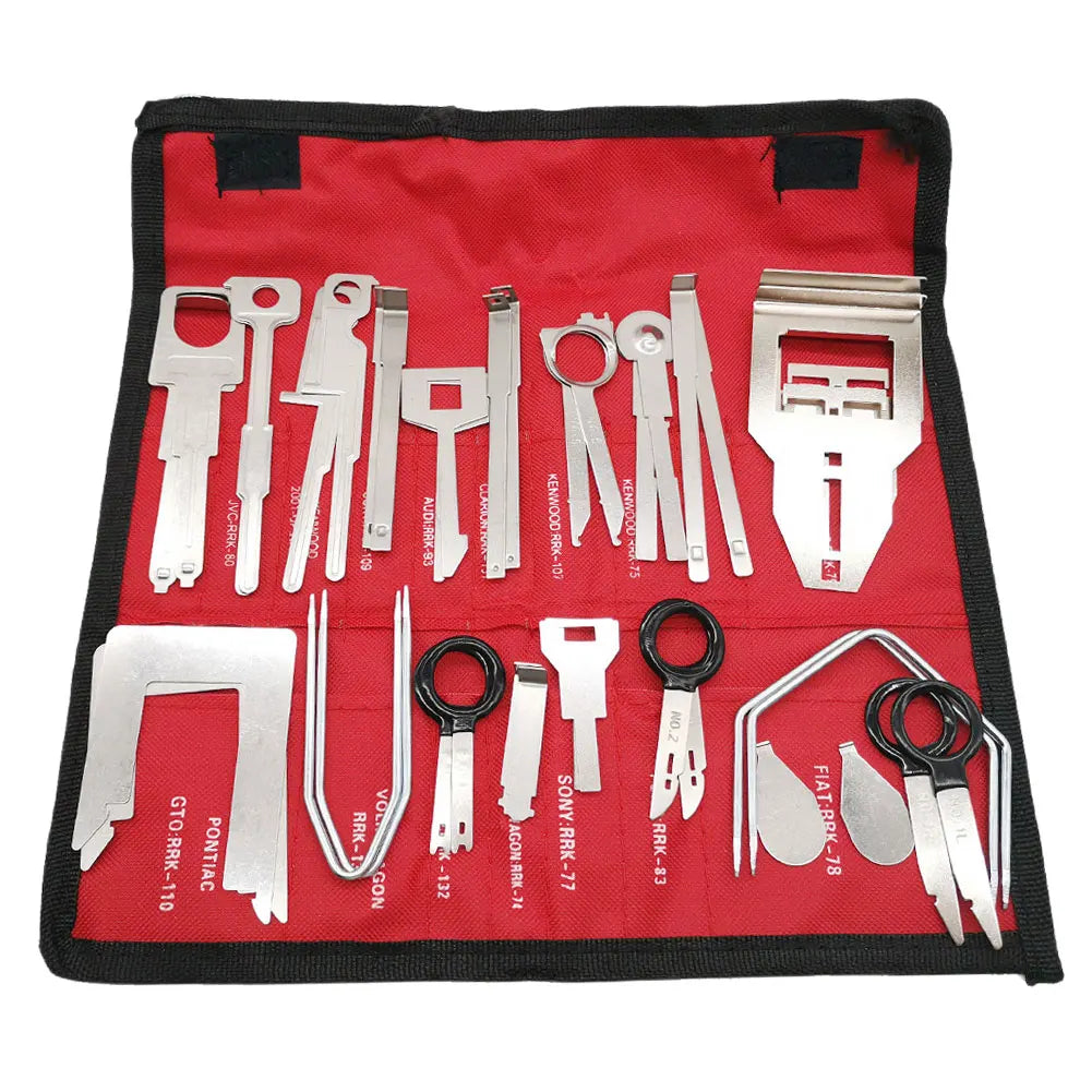 Car Audio Release Keys Extractor Car CD Player Disassembly Tools Metal Auto Radio Repair Removal Tool Car Audio Repair Tools