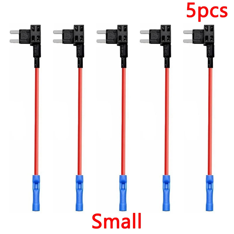 Accesorios para automóviles y camiones MINI PEQUEÑO MEDIANO Tamaño Micro Estándar Automóvil ATM Portafusibles Adaptador TAP de circuito adicional
