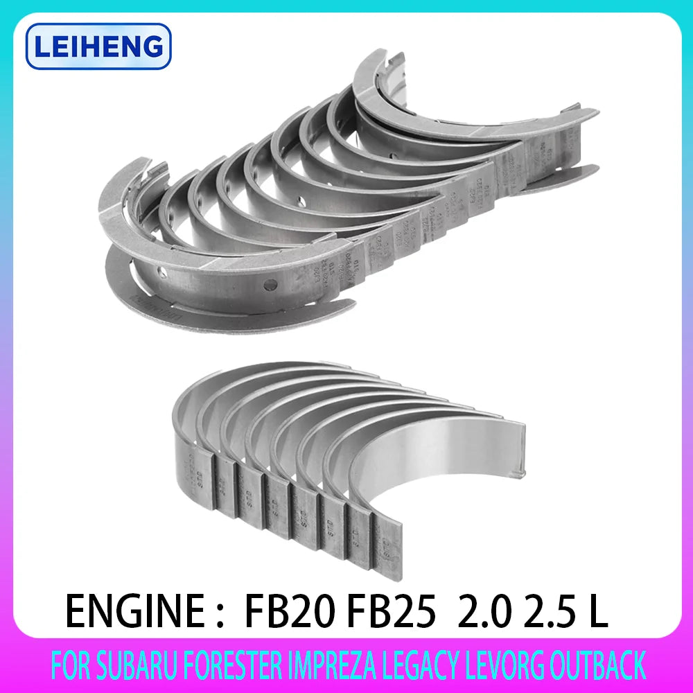 Crankshaft Main & Con Rod Bearing Set For Subaru 2.0L 2.5L GAS FB20 FB25 FORESTER IMPREZA LEGACY OUTBACK WRX XV 2010-2024
