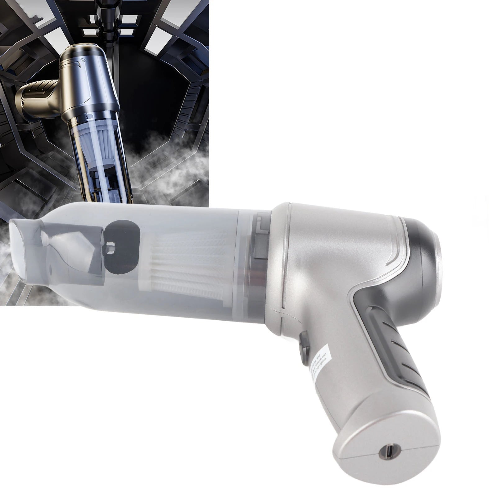 Mini Handheld Vacuum Cleaner USB Rechargeable Cordless Brushless Motor Powerful Suction Compact Low Noise Car Vacuum for Home
