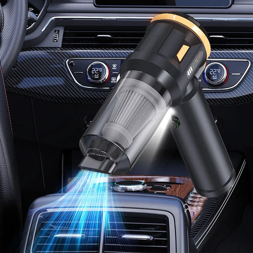 4 In 1 Strong Blowing/Suction Car Vacuum Cleaner Handheld Vaccum Cleaners Wireless LED Indicator Quick Inflation Air Duster