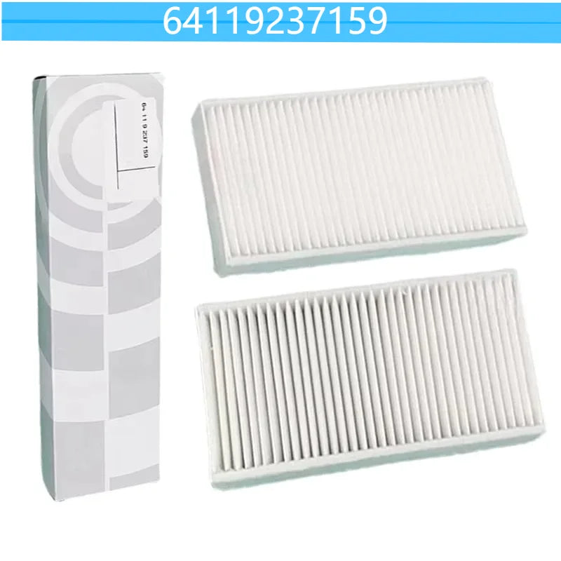 2Pcs Cabin Filter Air Conditioner 64119237159 For X3 X4 18d 20i 20d 28i 30d 35d 35i M40i F25 F26 Car Cabin Filter