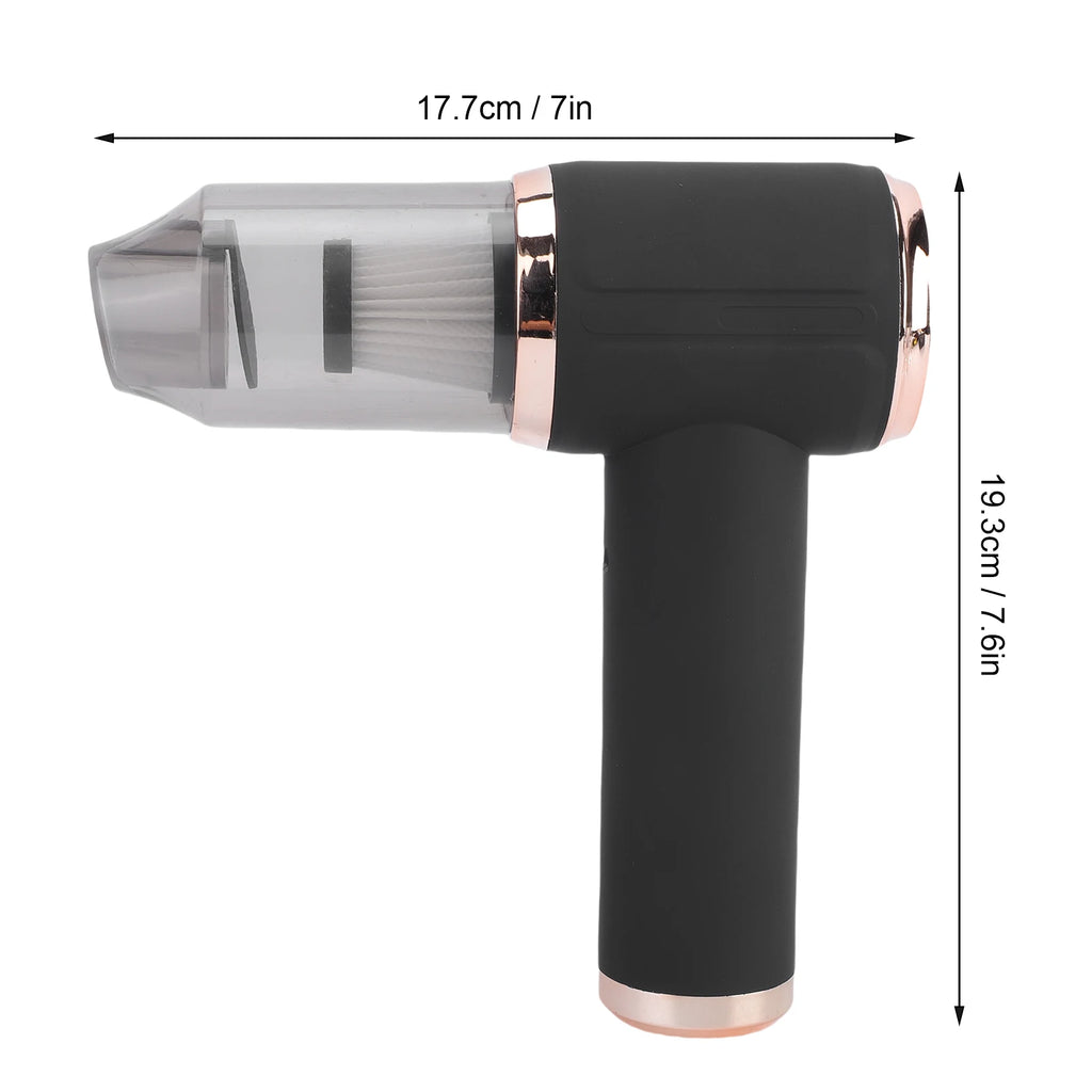 4 in 1 Handheld Vacuum Cleaner 45000PA Cordless Vacuum Car Air Duster Type C Charging with Washable Filter for Home Office Pet
