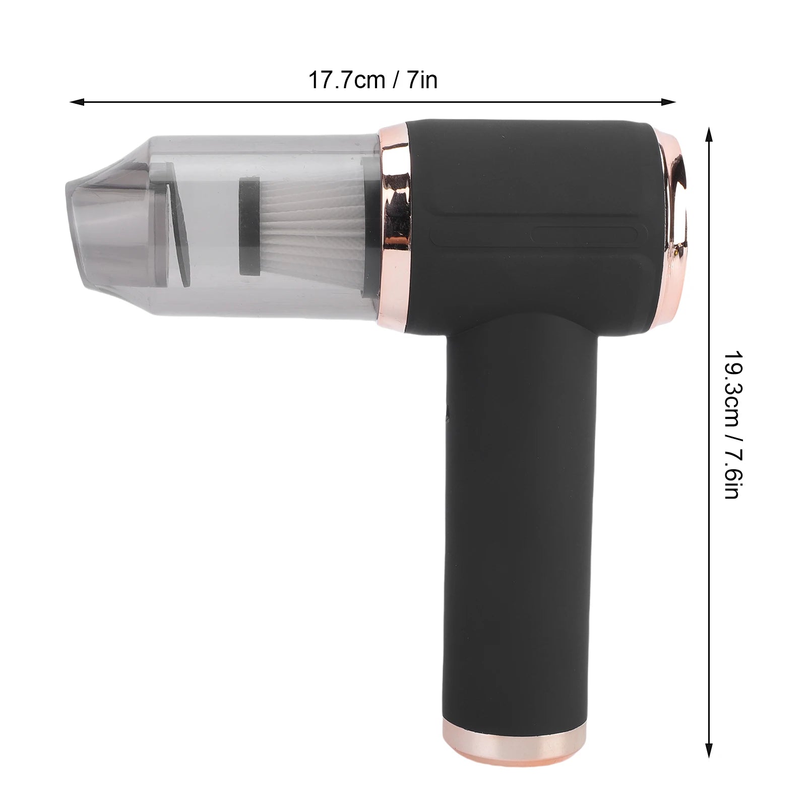4 in 1 Handheld Vacuum Cleaner 45000PA Cordless Vacuum Car Air Duster Type C Charging with Washable Filter for Home Office Pet