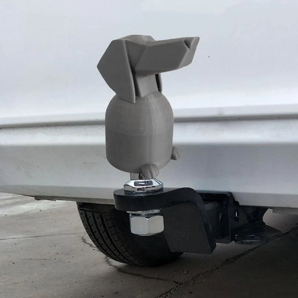 Dachshund Trailer Hitch Cover Cute Tow Hook Cap Decorative Protective Cover for Truck SUV RV Camper Travel Vehicle Universal Fit