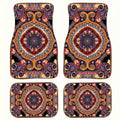 4PCS/Set Car Floor Mats Car Floor Protector Bohemia Carpet Rugs Universal Auto Foot Pad Set Auto Accessories Car Decoration