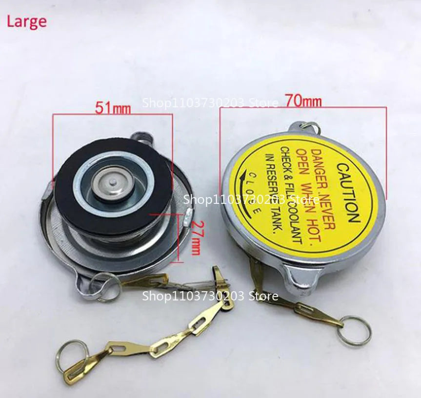 1pc Radiator Water Tank Cover Car Truck Generator Radiator Cap For Loader Forklift TruckTractor Large
