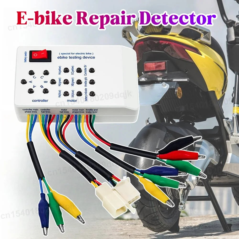 Compact 24V/36V/48V/60V/72V Electro Car E-bike Scooter Brushless Motor Controller Tester Excellent Performance Testing