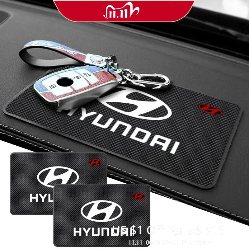 Car Interior Accessories Anti-Slip Mat Auto Non-Slip Pads For Hyundai Tucson Accent Elantra Santa fe I20 I30 I40 ix25 ix35