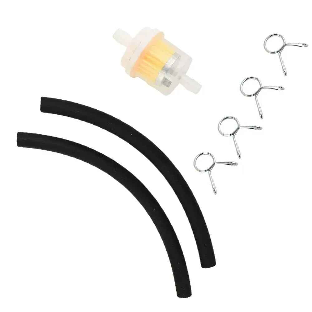 car Fliter With Hose And Clips Universal Fuel Petrol Inline Filter & Hose Pipe Line & Clips Mini Moto Dirt Bike For 47cc & 49cc