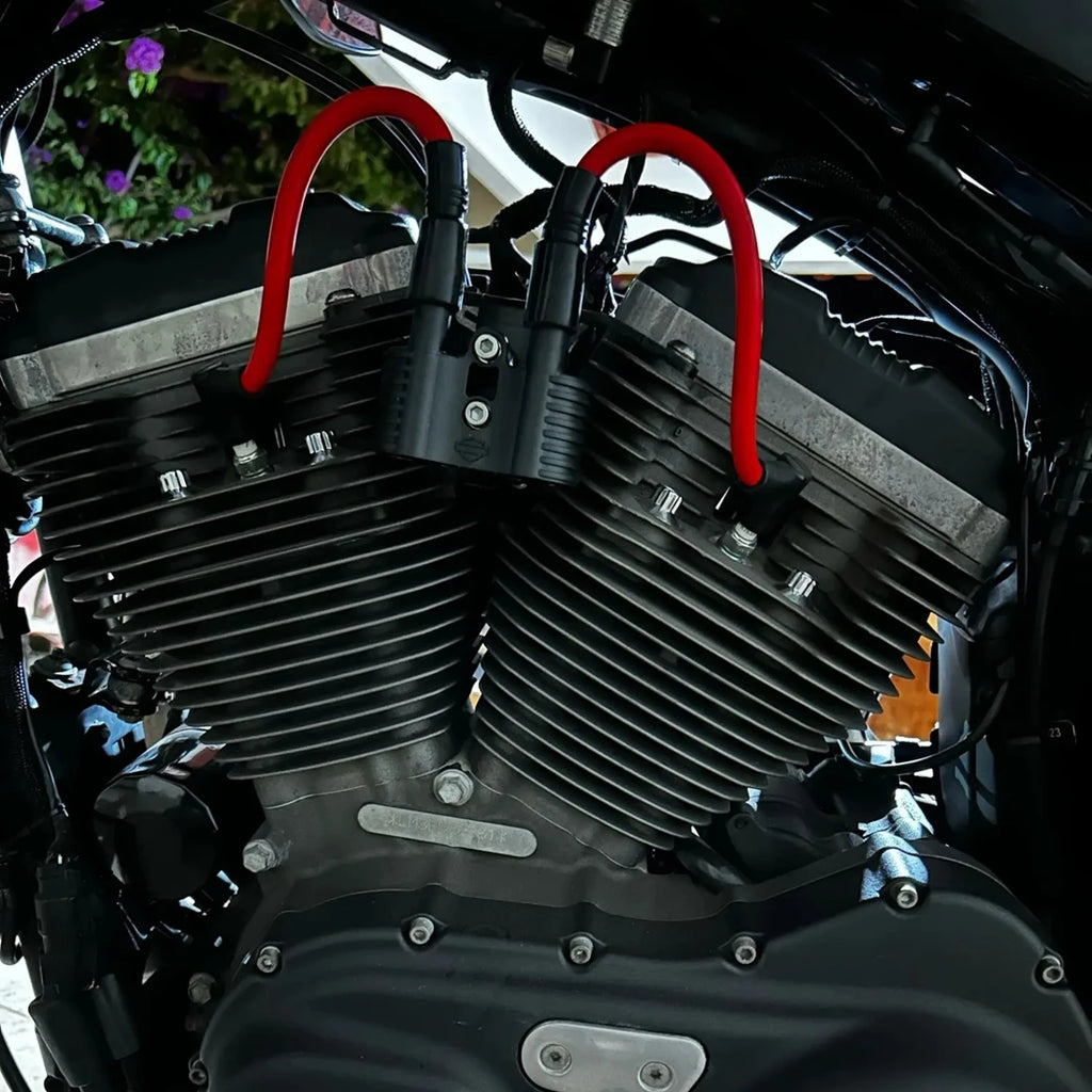 2 PCS 10.4mm 10mm Motorcycle Spark Plug Wire For Harley-davidson Softail Dyna FXD 1999-2017 Motorcycle Accessories