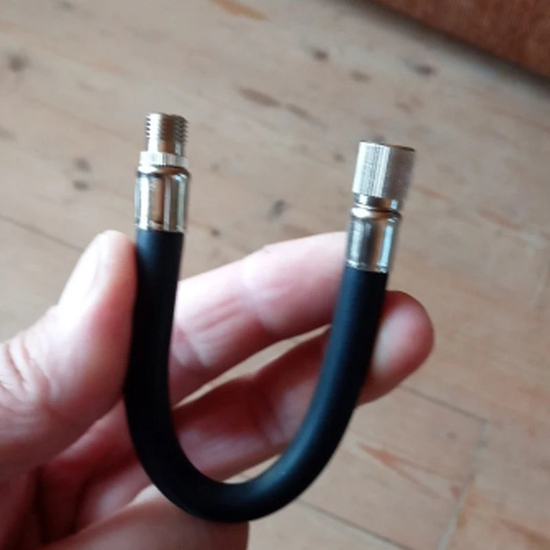 Adaptador de válvula de neumático de camión de goma para rueda gemela, tubo flexible, extensión de válvula para neumático de coche, bicicleta, motocicleta, accesorios para neumáticos