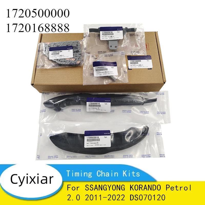 Brand New Timing Chain Kits For SSANGYONG KORANDO 2.0 2011-2022 DS070120 Car Accessories 1720500000 1720168888 1720508889
