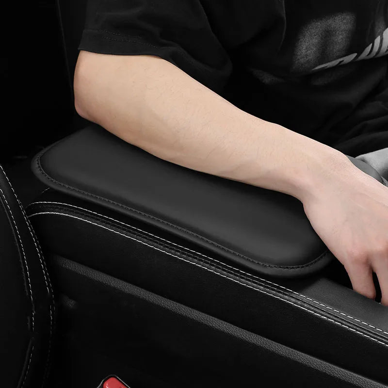 Car armrest cushion cover leather car console armrest box accessory cover seat cushion center console pad