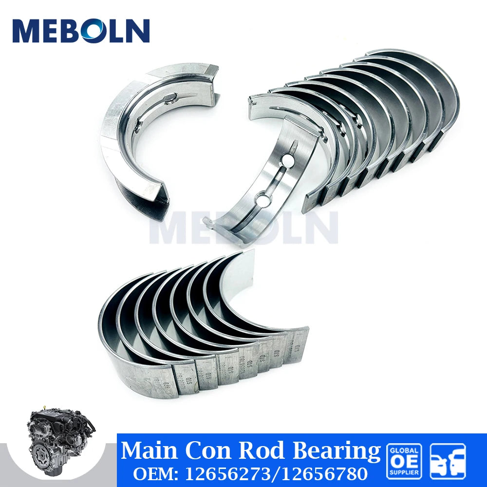 Crankshaft Main Connecting Rod Bearing For GMC Buick Envision Cadillac ATS CTS 2.0T GL8 2.5 Engine Accessories 55568531 90542529