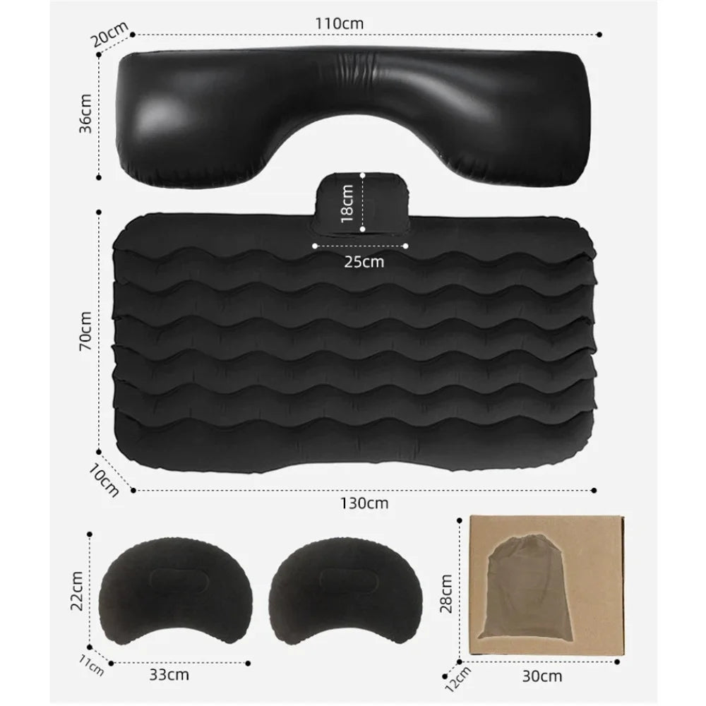 Universal Car Air Bed Rear Folding Sleeping Air Mattress Travel Cushion Bed for Vehicle