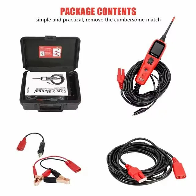 Autel PowerScan PS100 Auto Circuit Tester Diagnostic AVOmeter Test Tool Automotive OBD2 Scanner