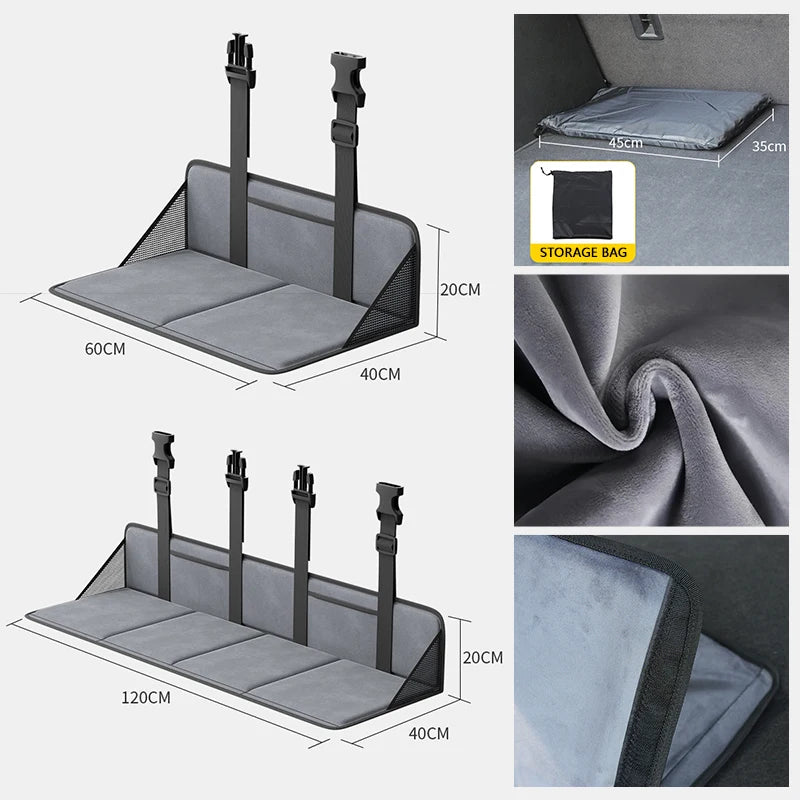 2025 New Bed Car Head Guard SUV In Car Folding Of Rear Car Sleeping Mats Extension Board Trunk Sleeping Camping Mattress