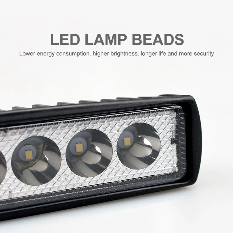 6 Led Offroad Car Work Light Spotlight Running Light 12v For Car Light Bars Citroen C5 Car Accessories For Cars Led Ramp