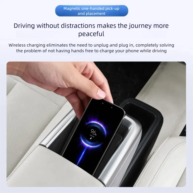 Car Wireless Charging Panel For Chery iCar V23 Accessories 2024 2025 2026 Upgrade Car Fast Charger Interior Modification Bodykit