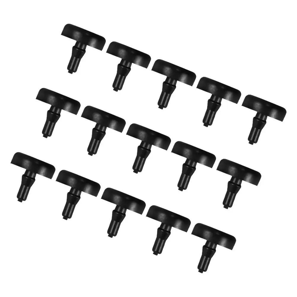 15 pastillas de goma para interruptor de luz de freno, instalación rápida, activación precisa, repuesto de pedal de freno, accesorios para coche.