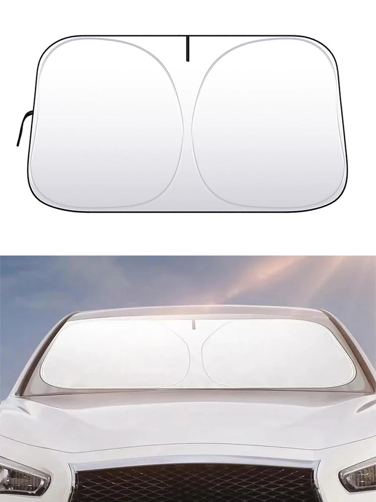 Parasol para parabrisas de coche, accesorio protector interior, visera reflectora UV para ventana delantera para VW Volkswagen Sagitar Phaeton