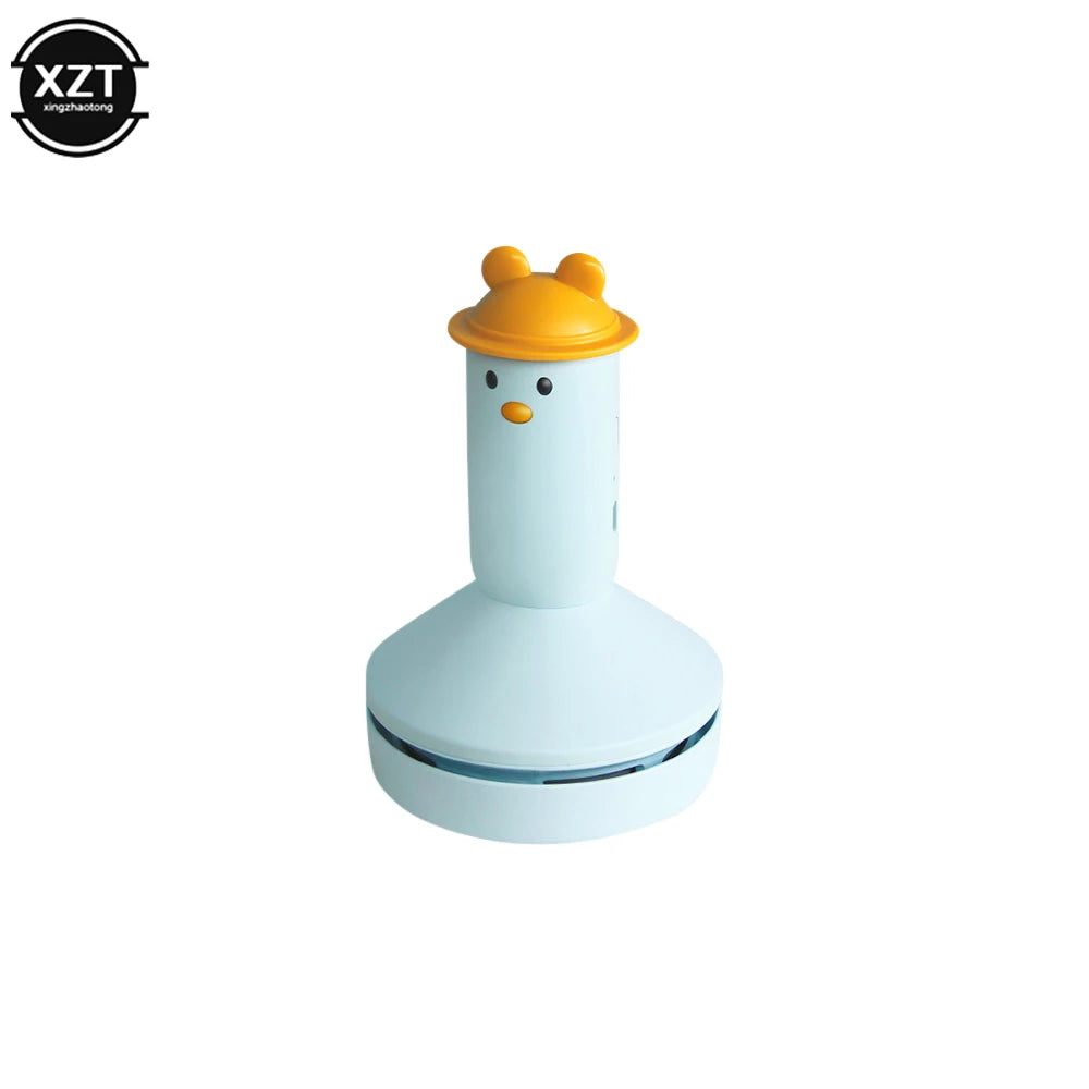 Cute Cartoon USB Portable Car Vacuum Cleaner Mini Portable Desktop Wireless Cleaner Handheld Powerful Electric Vacuum Cleaner