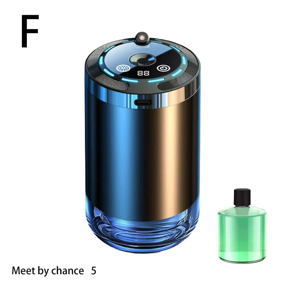 Intelligent Car Perfume Diffuser Humidifier 5 Modes Charging Air Freshener With LED Light For Car Aroma Aromatherapy Diffuser