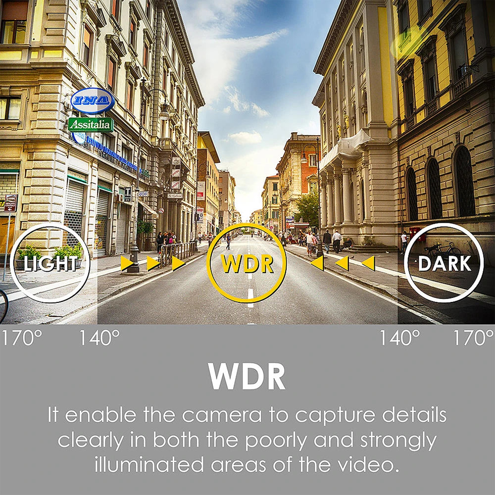 ADAS Dashcam For Car mounted Android navigation system, USB 1080P driving recorder, built-in driving assistance functio