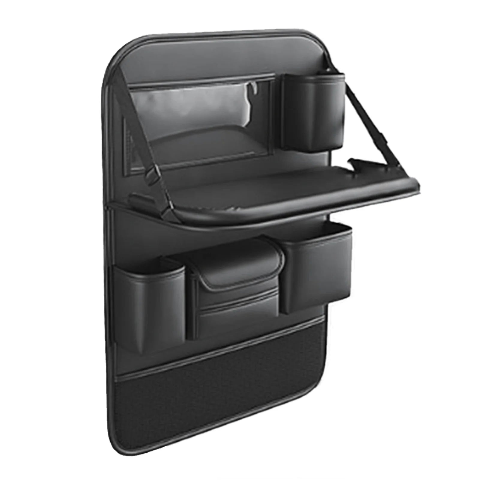 Car Seat Back Organizer Multifunctional Sturdy Durable Foldable Table Seat Back Organizer for Car